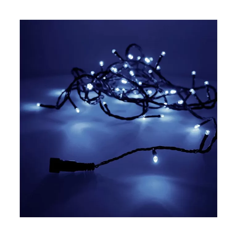 LED-lichtkrans EDM Blauw (4 m)