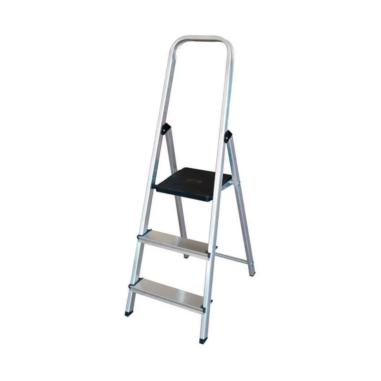 Opvouwbare ladder met 3 tredes EDM Aluminium (40 x 10