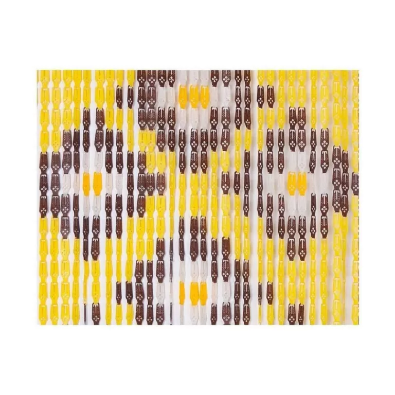 Gordijn EDM 90 x 210 cm Geel Polypropyleen