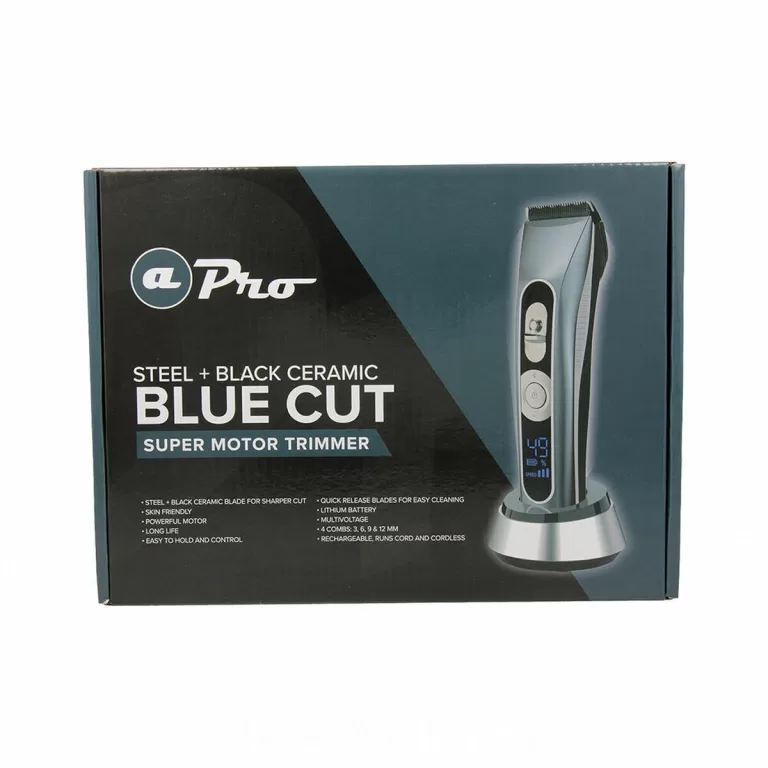 Baard en haar trimmer Albi Pro Blue Cut 10W