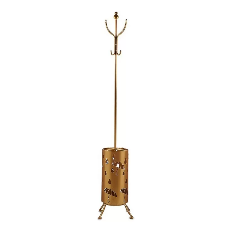 Kapstok Paraplu Gouden Metaal (44 x 185 x 44 cm)