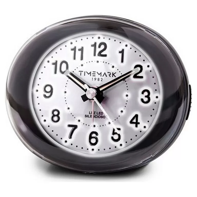 Analoge alarmklok Timemark Zwart (9 x 9 x 5