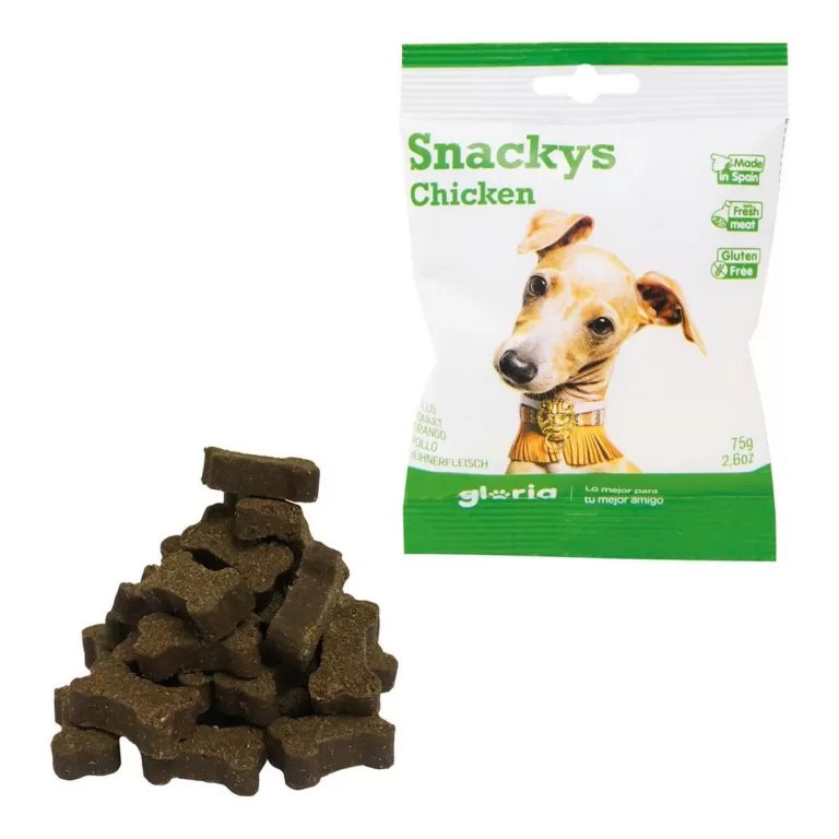 Snack voor honden Gloria Snackys Kip (30 x 75 g)