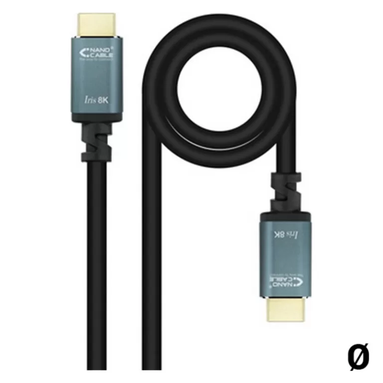 HDMI-Kabel NANOCABLE 8K Ultra HD Zwart