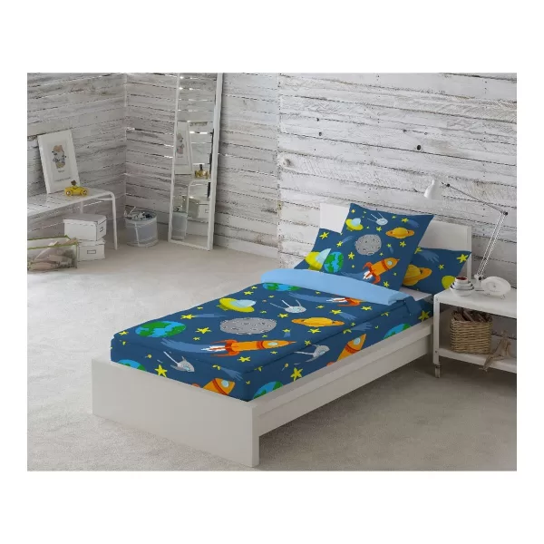 Gewatteerd beddengoed met ritssluiting Cool Kids Lluc (Bed van 90) (90 x 190/200 cm)