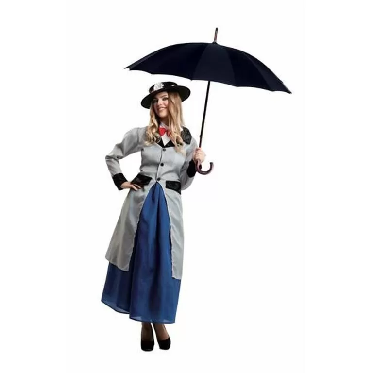 Kostuums voor Volwassenen My Other Me Mary Poppins 4 Onderdelen Grijs