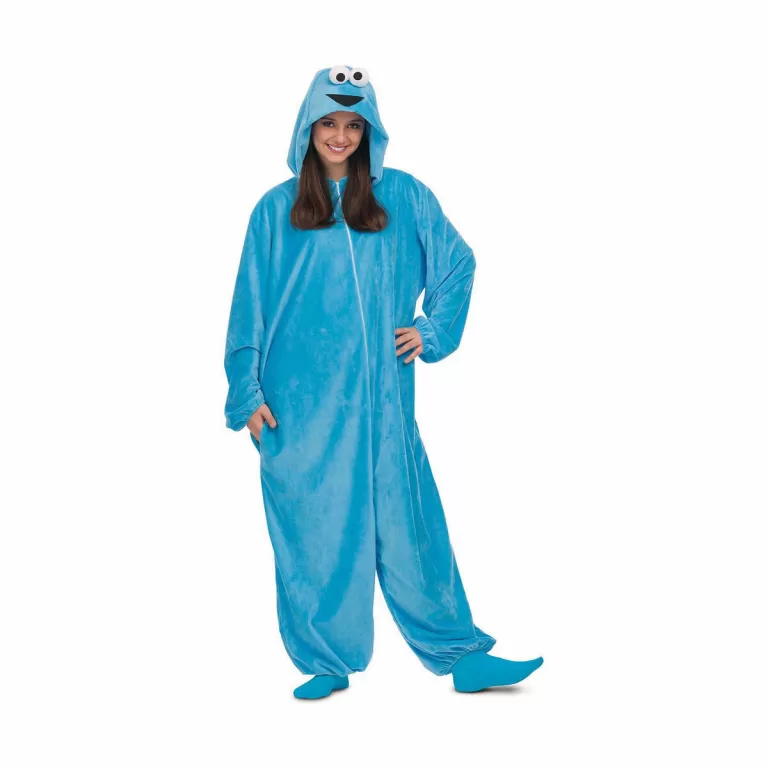 Kostuums voor Volwassenen My Other Me Cookie Monster Sesame Street