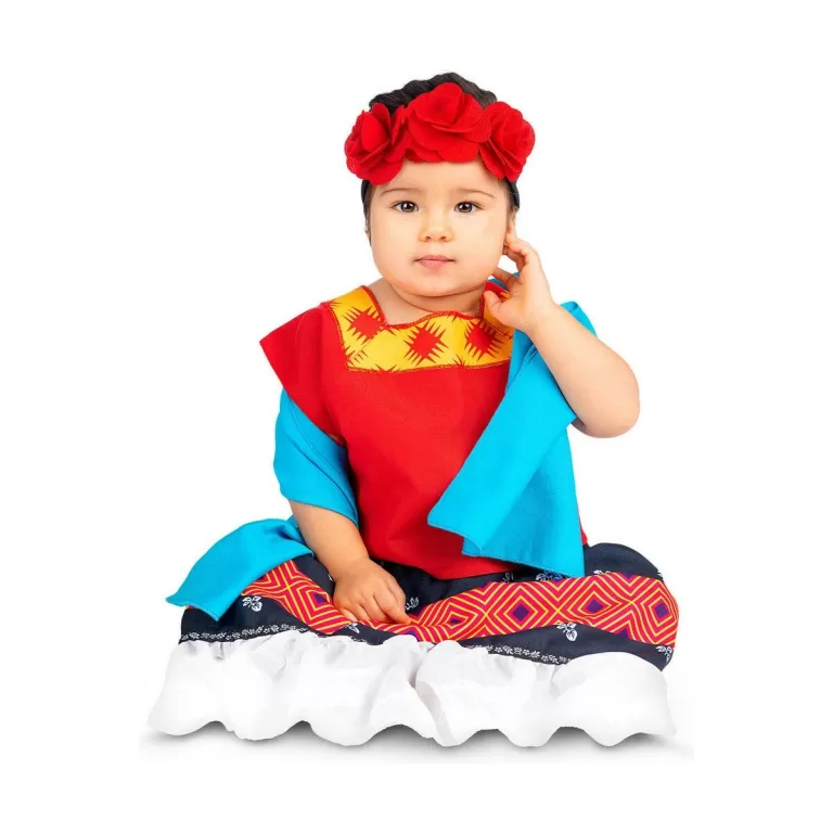 Kostuums voor Baby's My Other Me Frida Kahlo (4 Onderdelen)