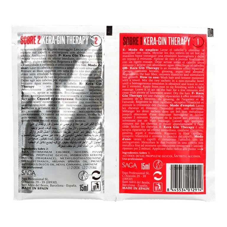 Haarstijlbehandeling Saga Pro Kera-Gin Therapy (15 ml)