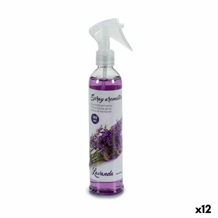 Luchtverfrisserspray Lavendel 280 ml (12 Stuks)