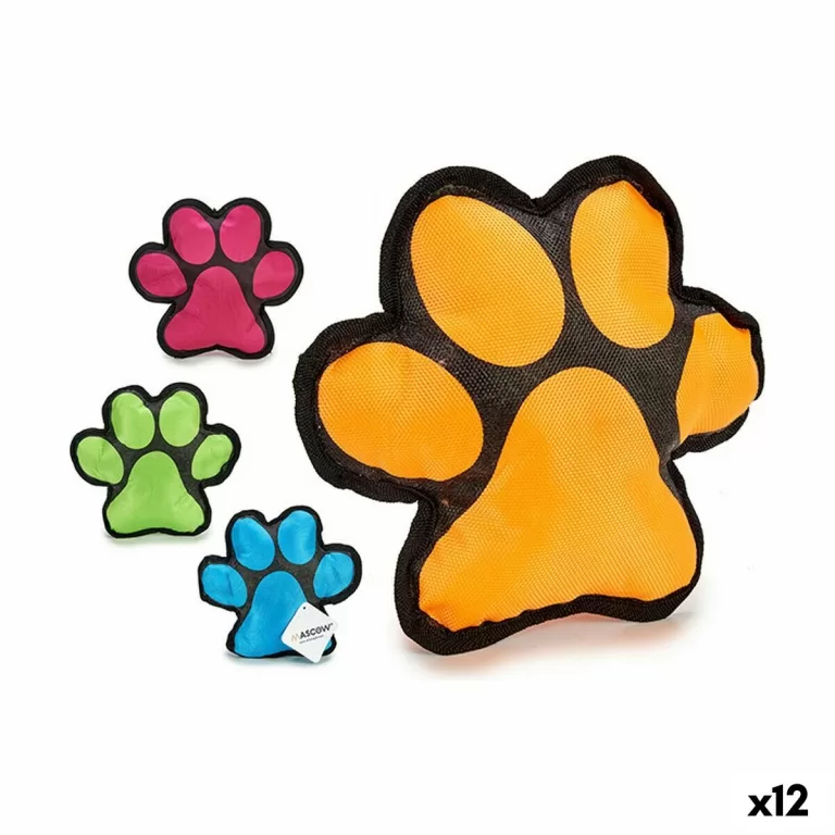 Kauwspeelgoed voor honden Pootafdrukken 7 x 22 x 22 cm (12 Stuks)