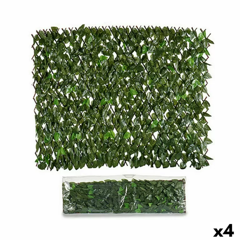Tuinhek Lakens 1 x 2 m Groen Plastic (4 Stuks)
