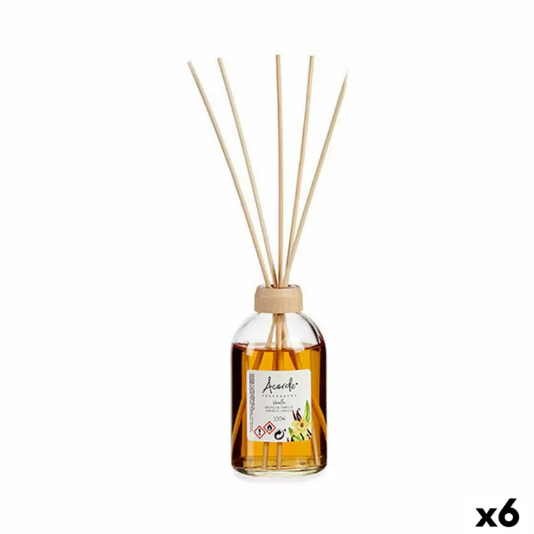 Parfum Sticks Vanille 100 ml (6 Stuks)