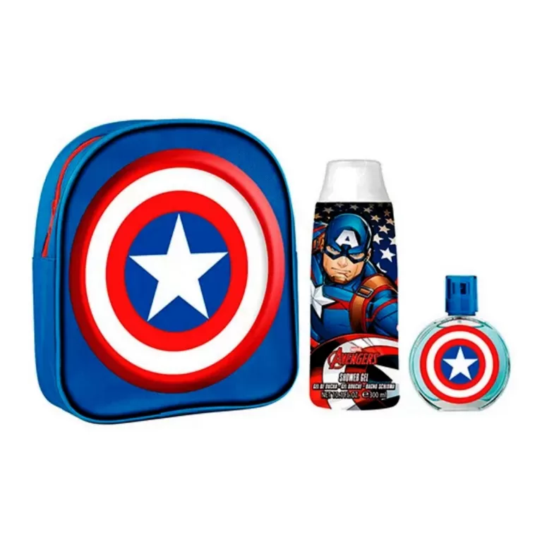 Parfumset voor Kinderen Capitán América EDT (3 pcs)