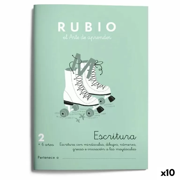 Writing and calligraphy notebook Rubio Nº2 A5 Spaans 20 Lakens (10 Stuks)