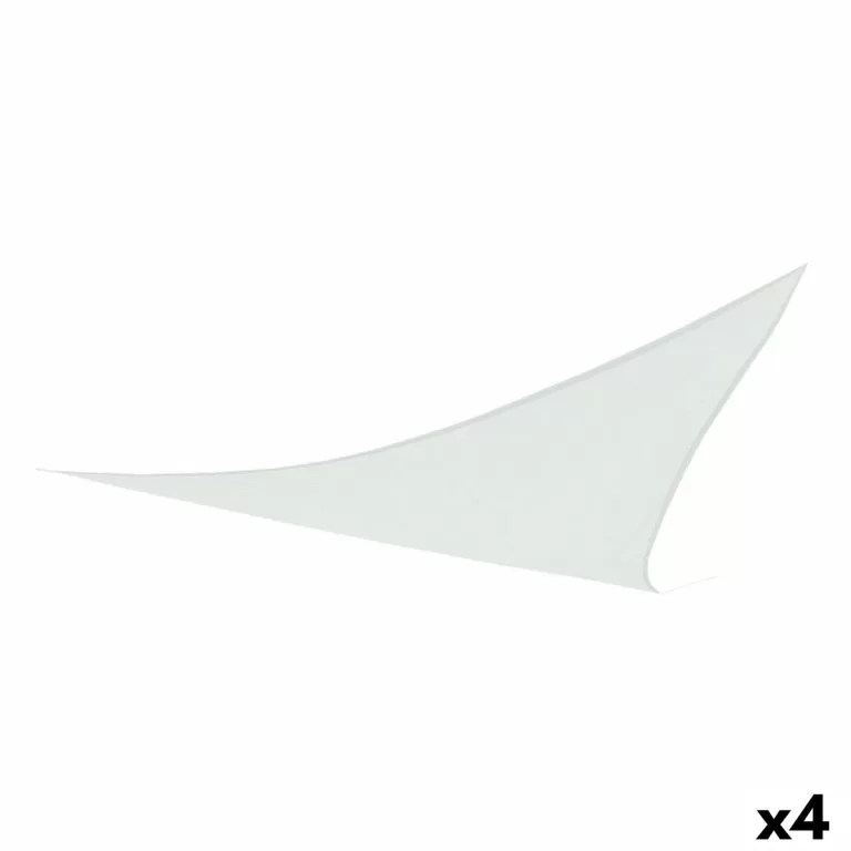 Schaduwdoeken Aktive Driehoekig Wit 500 x 500 cm (4 Stuks)
