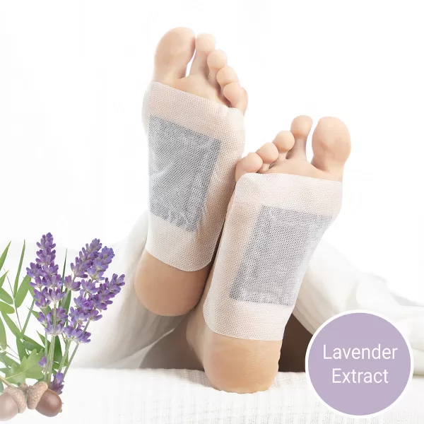 Detox-Patches voor Voeten Lavender InnovaGoods 10 Stuks