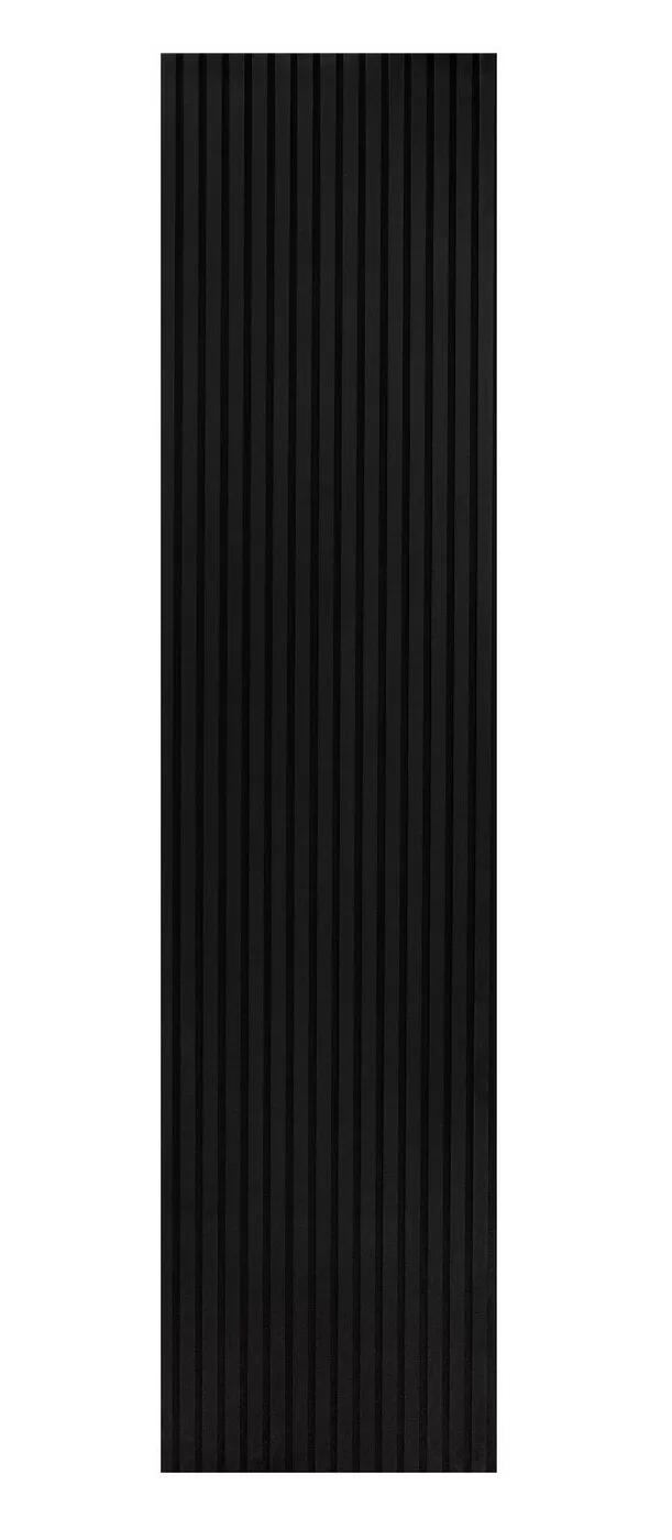 Wandpaneel Zwart Rustiek Eiken Set van 2 (278x60x2cm) | Flickmyhouse