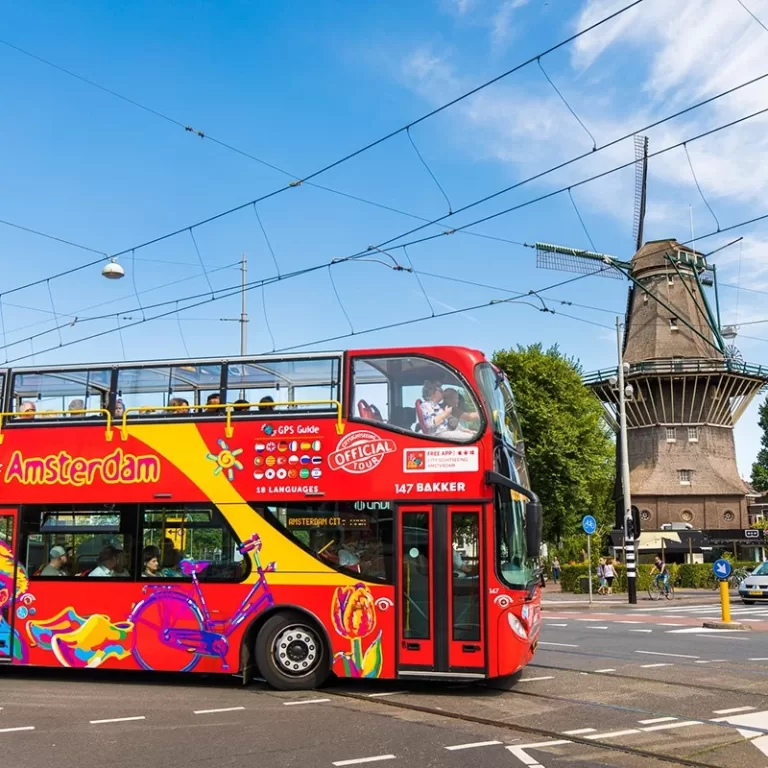 City Sightseeing bus + Amsterdam Canal Cruise