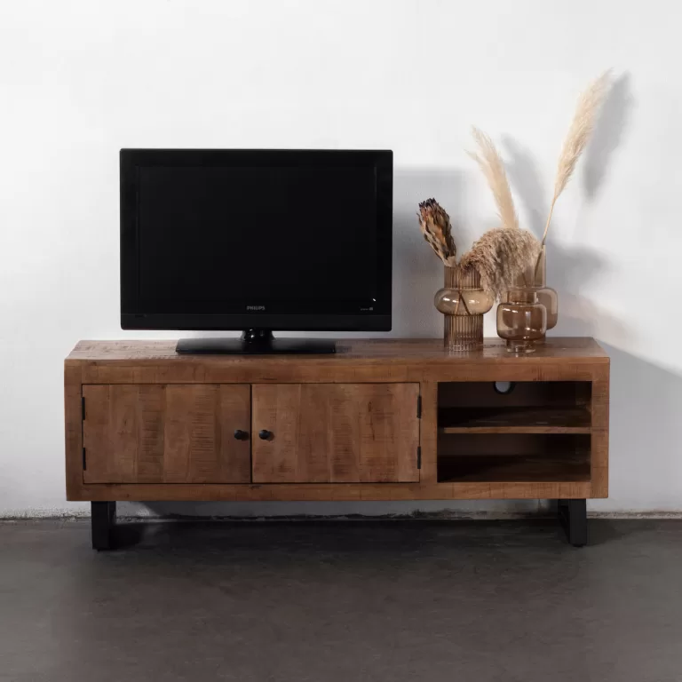Tv-meubel Myrthe 160cm Mangohout - Giga Meubel | Flickmyhouse