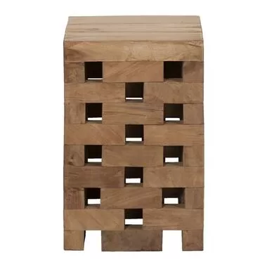 Blok decoratief Bjorn - naturel - 45x30x30 cm - Leen Bakker