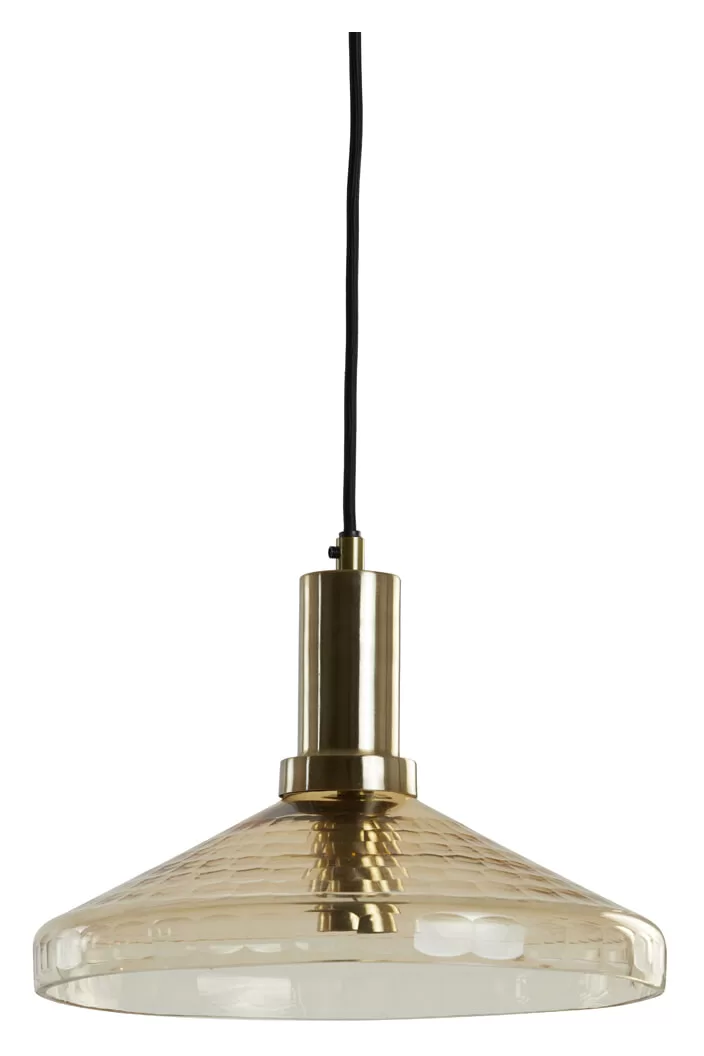 Light & Living Hanglamp Delilo 30cm - Amber | Flickmyhouse