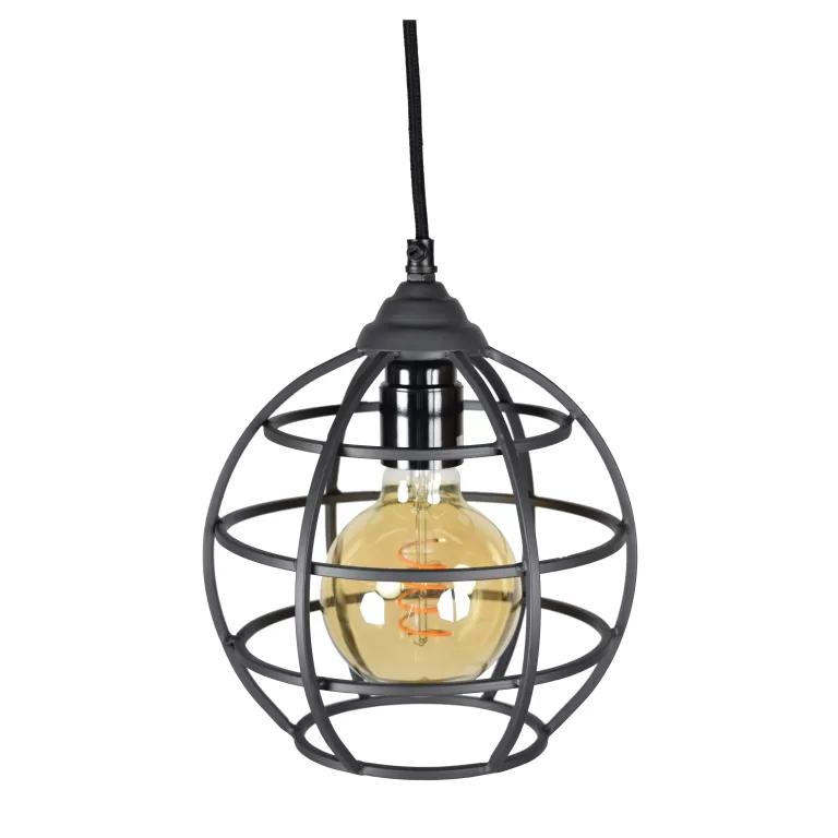 Urban Interiors hanglamp Globe 1-lichts Ø19 - Vintage Black | Flickmyhouse