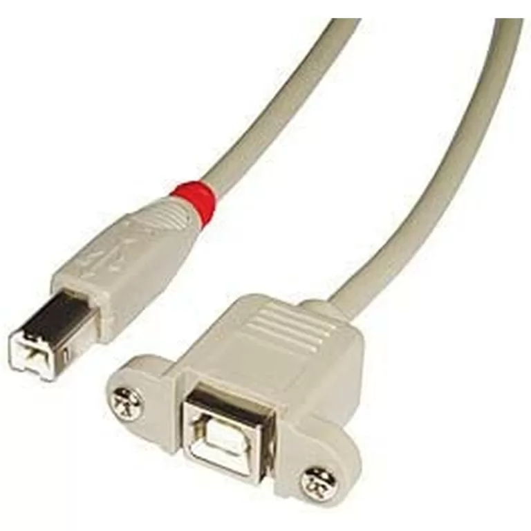 USB-kabel LINDY 31801 Zwart Grijs 1 m