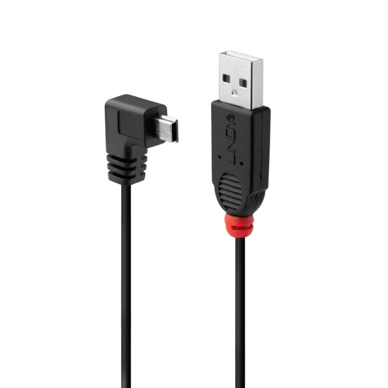 Kabel USB 2.0a naar Mini USB B LINDY 31971 1 m Zwart