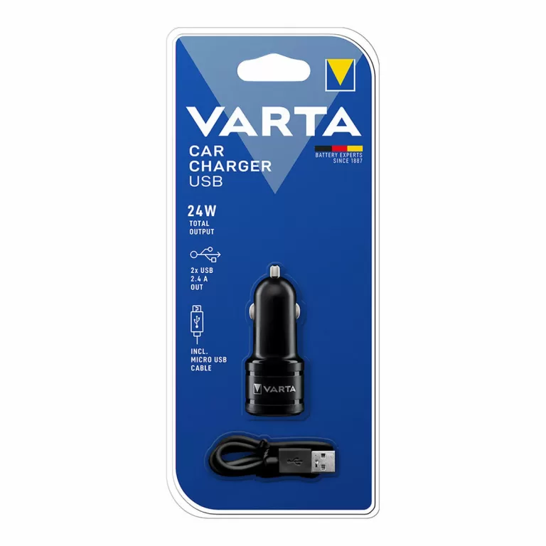 Auto oplader Varta -57931 USB 2.0 x 2