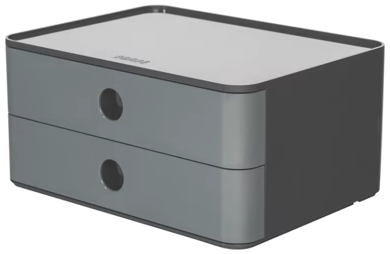 HAN HA-1120-19 Smart-box Allison Met 2 Lades Graniet Grijs