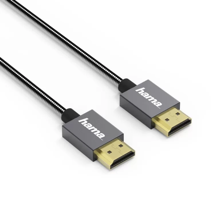 Hama High-speed HDMI-kabel Elite Ethernet Metaal Antraciet 0