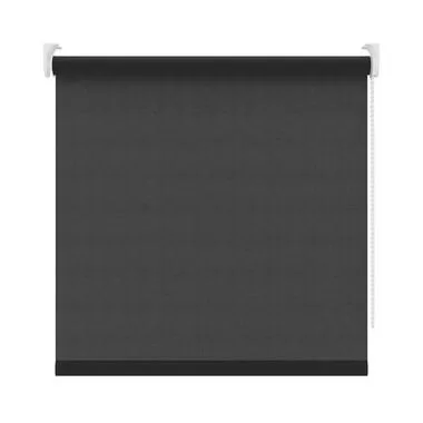 Rolgordijn lichtdoorlatend - zwart - 60x250 cm - Leen Bakker