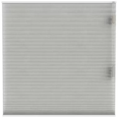 Fenstr plisségordijn Sidney dubbel 25mm transparant - linnen (25513) - Leen Bakker