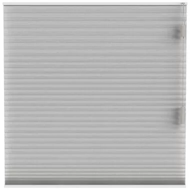 Fenstr plisségordijn Brisbane dubbel 25mm lichtdoorlatend - taupe (30017) - Leen Bakker