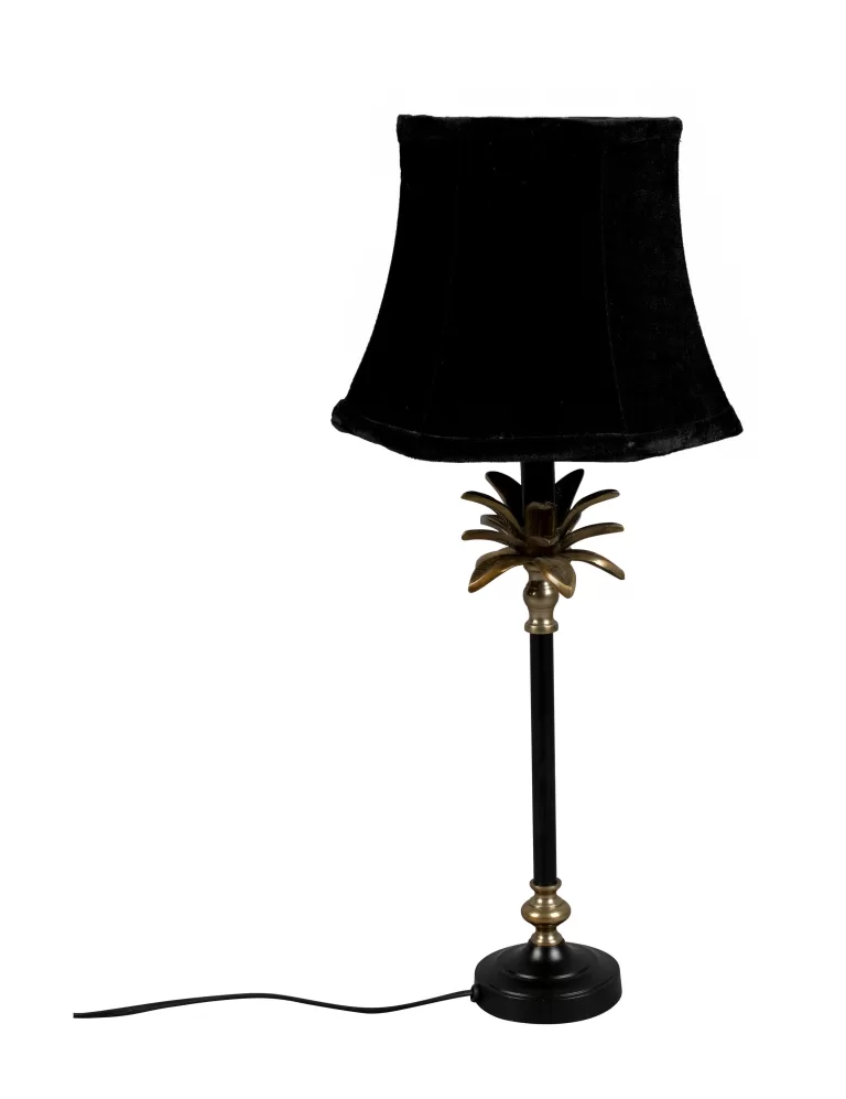 Dutchbone Tafellamp Cresta 45cm - Zwart | Flickmyhouse