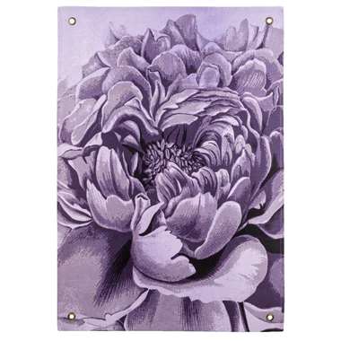 Wandkleed Bloemen - paars - 112x80 cm - Leen Bakker