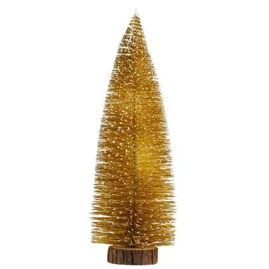 Kerstboom - goudkleurig - 40xø14 cm - Leen Bakker