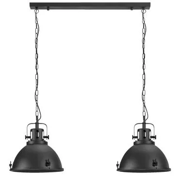 Hanglamp Carlos - zwart - 120x90x38 cm - Leen Bakker