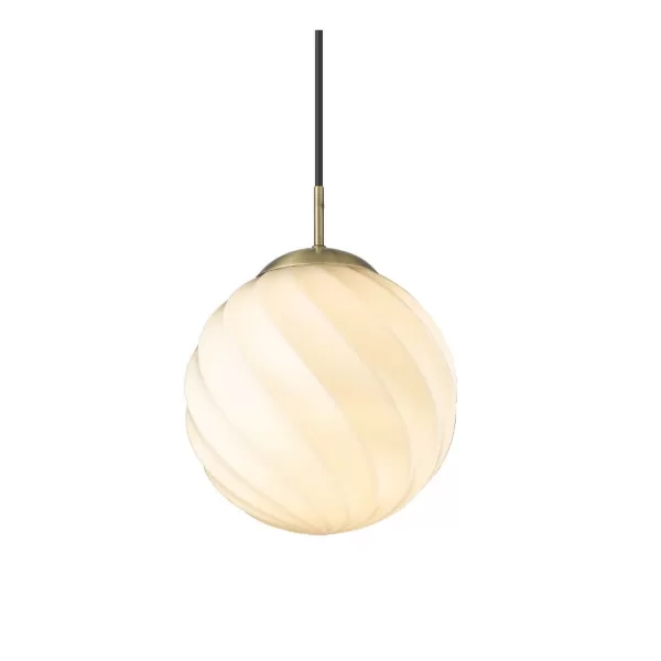 Halo Design Hanglamp TWIST Rond - Messing | Flickmyhouse