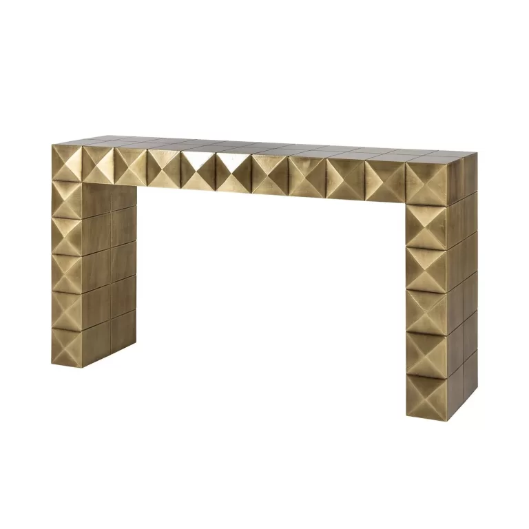 Richmond Sidetable Collada 137.5 x 36cm - Brushed Gold | Flickmyhouse