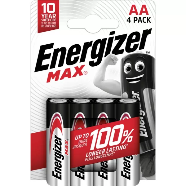 Energizer EN-NMAXAA4 Alkaline-batterij Aa 1.5 V Dc 4-blister