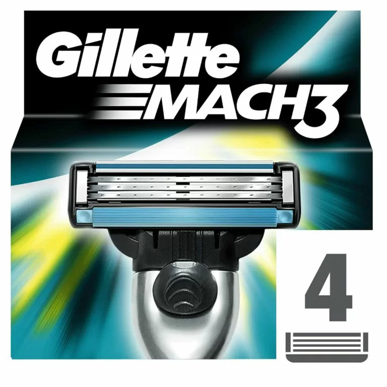 Scheermes Gillette Mach 3 (4 Stuks)