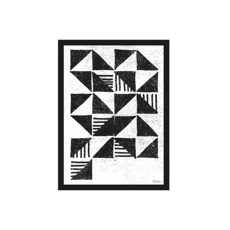 Urban Cotton Artprint Triangle | Flickmyhouse