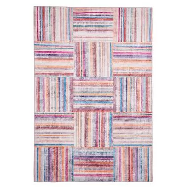 Floorita Easy-care vloerkleed Pastello - multikleur - 120x180 cm - Leen Bakker