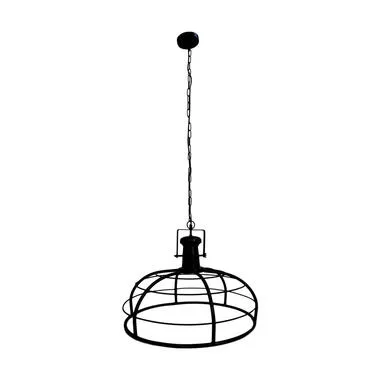HSM Collection hanglamp Crown - zwart - 43x60x60 cm - Leen Bakker