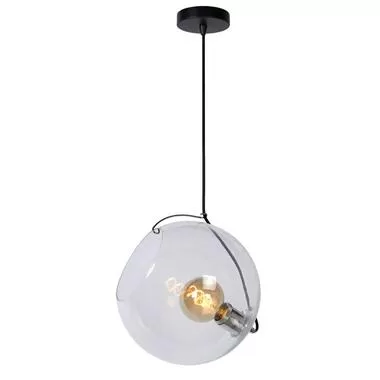 Lucide hanglamp Jazzlynn - transparant - Ø30 cm - Leen Bakker