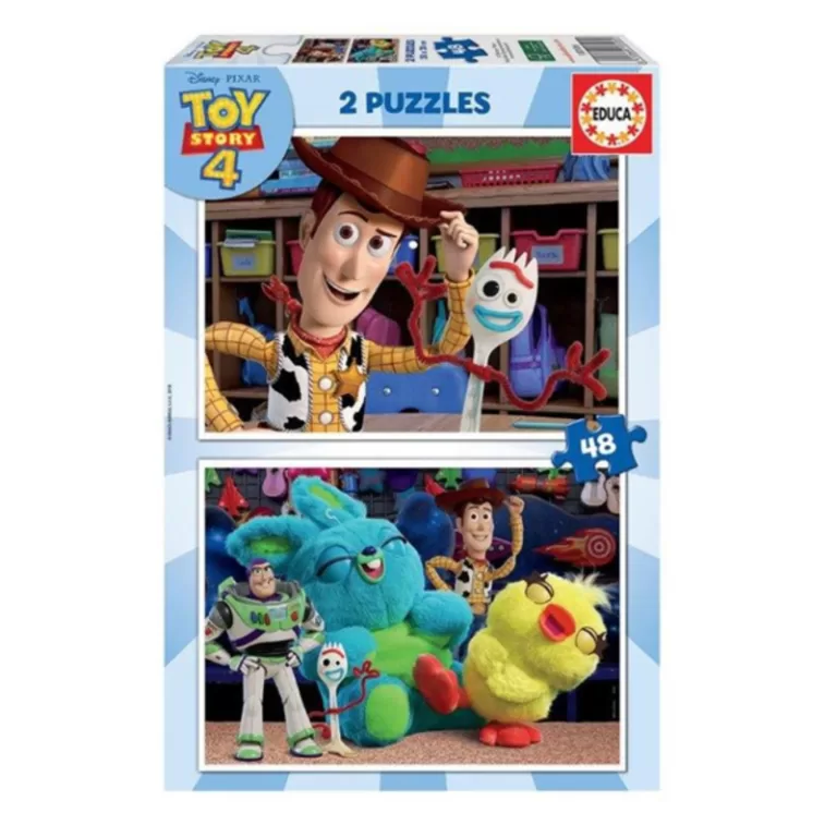 Set van 2 Puzzels   Toy Story Ready to play         48 Onderdelen 28 x 20 cm