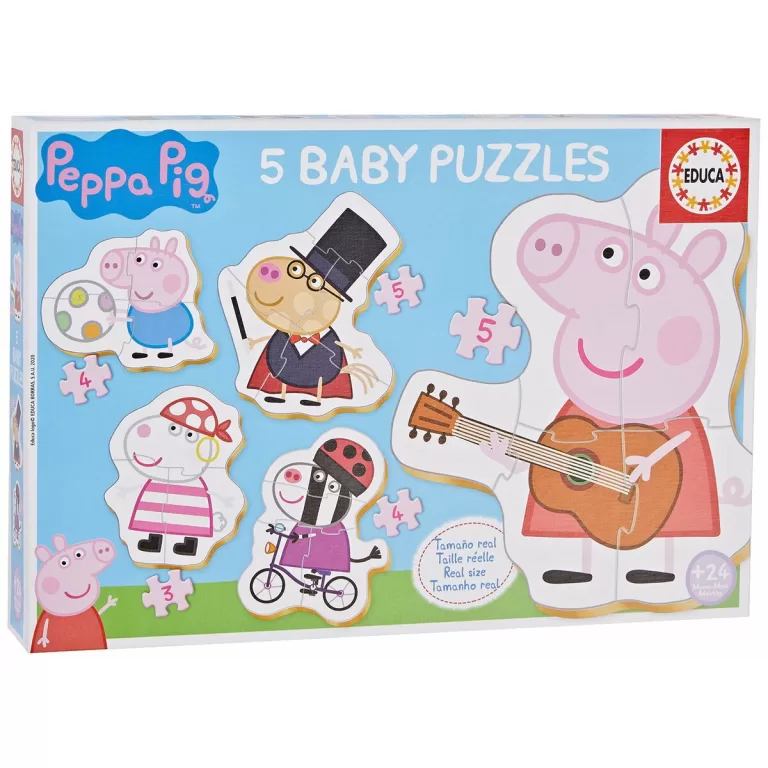 Set van 5 Puzzels   Peppa Pig Baby