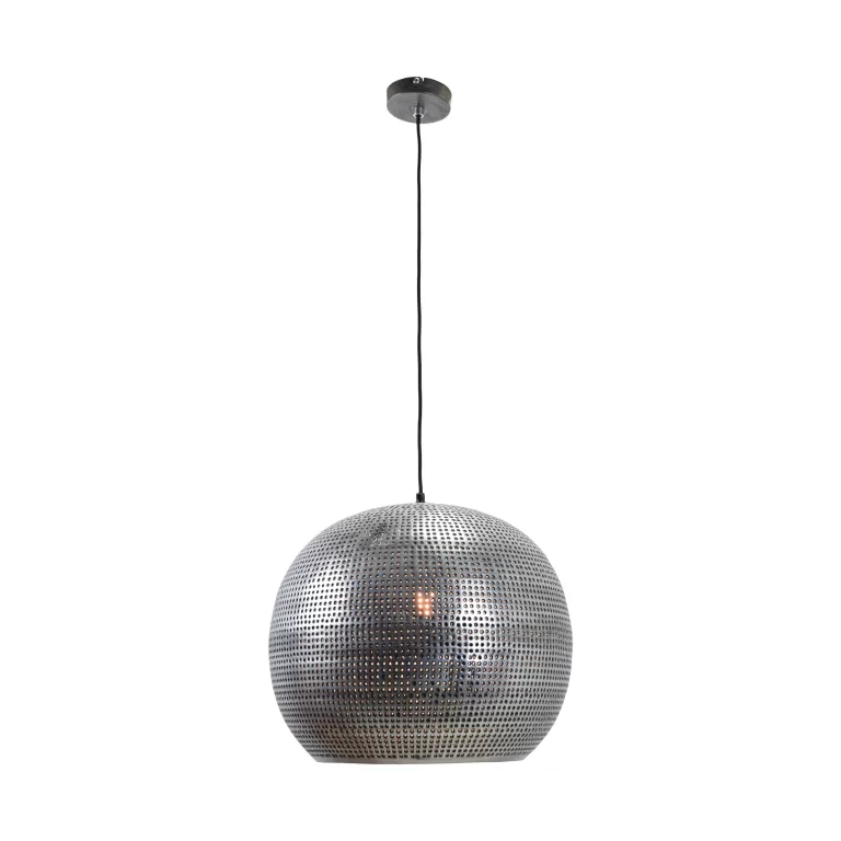 Urban Interiors hanglamp Spike Bol XL Zink Ø40cm - Metaal | Flickmyhouse